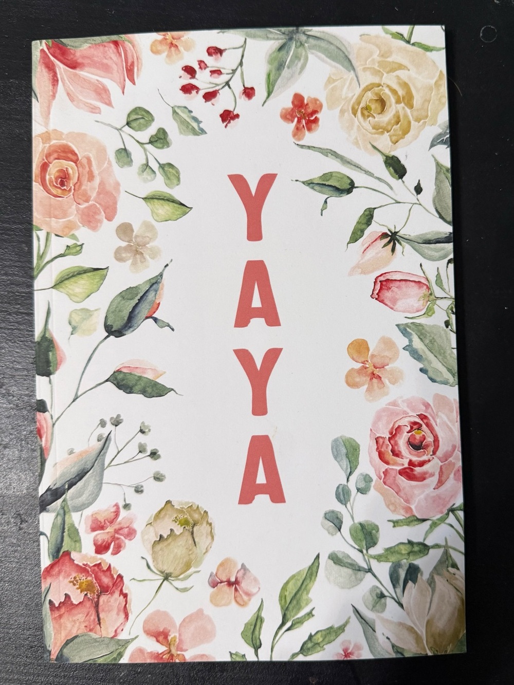 YAYA Floral Design Journal- Coral and Green